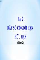 Giải tích 11 – dãy số.ppt