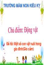 Slide bài giảng một số con vật nuôi trong gia đình.ppt