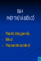 Giải tích 11 – phép thử và biến cố.ppt