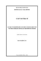 Các nhân tố ảnh hưởng đến lòng trung thành của nhân viên ngân hàng eximbank trên địa bàn thành phố hồ chí minh