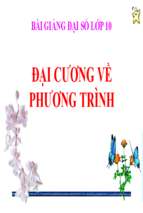 đại số 10 – đại cương về phương trình.ppt