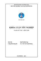 Hoàn thiện công tác kế toán thanh toán với người mua và người bán tại công ty cổ phần thương mại vận tải xuất nhập khẩu vũ gia