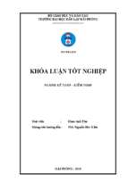 Hoàn thiện công tác kế toán doanh thu, chi phí và xác định kết quả kinh doanh tại công ty cổ phần đầu tư khoáng sản việt long