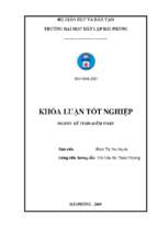 Hoàn thiện công tác kế toán thanh toán với người mua, người bán tại công ty cổ phần khai thác và dịch vụ khai thác thủy sản hạ long