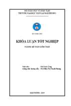 Hoàn thiện công tác kế toán thanh toán với người mua, người bán tại công ty cổ phần việt