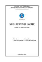 Hoàn thiện công tác kế toán thanh toán với người mua, người bán tại công ty cổ phần việt