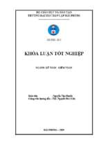 Hoàn thiện tổ chức kế toán người mua, người bán tại công ty cổ phần công nghiệp điện hải phòng