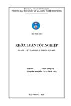 Tìm hiểu thực trạng và đề xuất giải pháp khai thác phát triển du lịch đối với chùa an phú