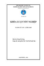 Hoàn thiện công tác kiểm toán khoản mục tscđ hữu hình trong bctc do công ty tnhh kiểm toán an việt   cn hải phòng thực hiện