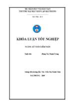 Hoàn thiện công tác kế toán doanh thu, chi phí và xác định kết quả kinh doanh tại công ty tnhh thương mại hoàng tín phát