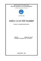 Một số giải pháp nâng cao hiệu quả huy động vốn tiền gửi tại ngân hàng nông nghiệp và phát triển nông thôn việt nam   chi nhánh nam am   đông hải phòng