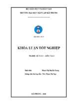 Hoàn thiện công tác kế toán doanh thu, chi phí và xác định kết quả kinh doanh tại công ty tnhh thiên lộc