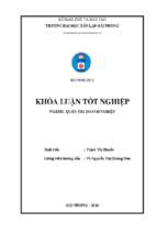 Biện pháp nâng cao hiệu quả sản xuất kinh doanh tại công ty tnhh quảng thành việt nam