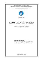 Phân tích tình hình tài chính tại công ty tnhh xuất nhập khẩu thương mại vận tải khánh hà