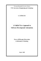 A unified view approach to software development automation