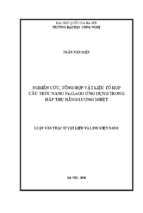 Nghiên cứu, tổng hợp vật liệu tổ hợp cấu trúc nano fe3o4rgo ứng dụng trong hấp thụ năng lượng nhiệt