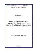 Chế định biện pháp tư pháp trong luật hình sự việt nam   những vấn đề lý luận và thực tiễn