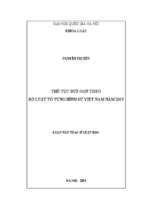 Thủ tục rút gọn theo bộ luật tố tụng hình sự việt nam năm 2015​