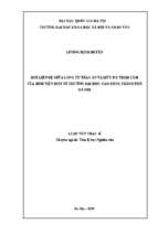 Mối liên hệ giữa lòng tự trắc ẩn và mức độ trầm cảm của sinh viên một số trường đại học, cao đẳng