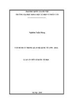 Vấn đề di cư trong quan hệ quốc tế (1991 2016)​