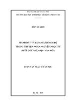 Mảnh đất và con người nam bộ trong truyện ngắn nguyễn ngọc tư dưới góc nhìn địa   văn hóa