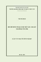 Hồ chí minh với quan hệ việt nam   hoa kỳ giai đoạn 1911 1946​