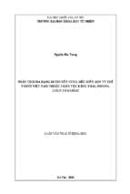 Phân tích đa dạng di truyền vùng siêu biến adn ty thể người việt nam thuộc 5 dân tộc kinh, thái, hmong, lolo và giarai​