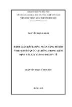 đánh giá chất lượng ngân hàng tế bào vero chuẩn quốc gia dùng trong kiểm định vắc xin và sinh phẩm y tế​