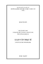 Nâng cao chất lượng cán bộ, công chức cấp cơ sở của huyện yên sơn, tỉnh tuyên quang hiện nay​