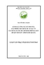 đánh giá công tác bồi thường, giải phóng mặt bằng dự án đầu tư xây dựng đường hồ chí minh trên địa bàn huyện yên sơn tỉnh tuyên quang​