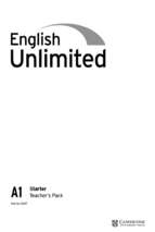English unlimited a1 teacher's book