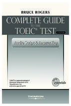Complete guide to toeic test   answer_keys
