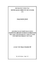 Giải pháp hoàn thiện hoạt động marketing mix đối với dịch vụ phân phối hóa chất ngành sơn tại công ty tnhh texchem materials việt nam