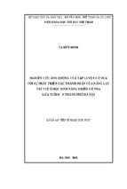 Nghiên cứu ảnh hưởng của tập luyện cờ vua tới sự phát triển các thành phần của năng lực trí tuệ ở học sinh năng khiếu cờ vua lứa tuổi 8   9 thành phố hà nội