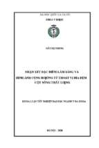 Nhận xét đặc điểm lâm sàng và hình ảnh cộng hưởng từ thoát vị đĩa đệm cột sống thắt lưng