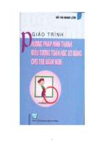 Giáo trình phương pháp hình thành biểu tượng toán học sơ đẳng cho trẻ mầm non full