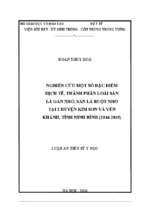 Luận án tiến sĩ nghiên cứu một số đặc điểm dịch tễ, thành phần loài sán lá gan nhỏ, sán lá ruột nhỏ tại hai huyện kim sơn và yên khánh, tỉnh ninh bình (2016 2019)