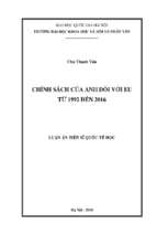 Chính sách của anh đối với eu từ 1992 đến 2016   