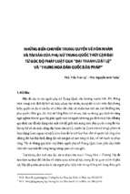 Những chuyển biến trong quyền về hôn nhân và tài sản về phụ nữ trung quốc thời cận đại từ góc độ pháp luật qua  đại thanh luật lệ  và   trung hoa dân quốc dân pháp 