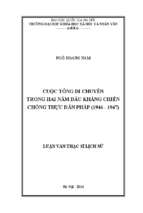 Cuộc tổng di chuyển trong hai năm đầu kháng chiến chống thực dân pháp (1946  1947)  001