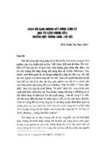 Cách sử dụng ruộng đất công làng xã qua tài liệu hương ước trường hợp thăng long   hà nội.