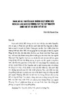 Thăm dò và truyền đạo những hoạt động đầu tiên của các giáo sĩ phương tây tại tây nguyên cuối thế kỷ xix đầu thế kỷ xx