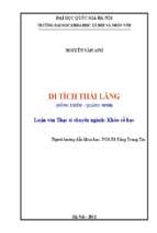 Di tích thái lăng (đông triều quảng ninh)  