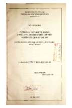 Phông lưu trữ ubhc tp.hà nội 1954 1975, nguồn sử liệu chữ viết nghiên cứu lịch sử thủ đô  luận án pts. lịch sử 62 22 54 01