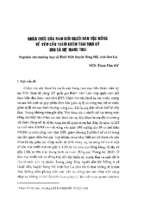 Nhận thức của nam giới người dân tộc mông về yêu cầu thăm khám thai định kỳ cho bà mẹ mang thai