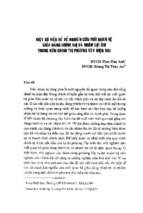 Một số vấn đề về nghiên cứu mối quan hệ giữa đảng chính trị và nhóm lợi ích trong nền chính trị phương tây hiện đại.