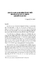 đảm bảo an sinh xã hội hướng đến phát triển bền vững về xã hội tây nguyên quan điểm và giải pháp