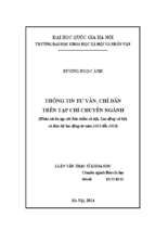 Thông tin tư vấn, chỉ dẫn trên tạp chí chuyên ngành (khảo sát ba tạp chí bảo hiểm xã hội, lao động xã hội và bảo hộ lao động từ năm 2010 đến 2013)