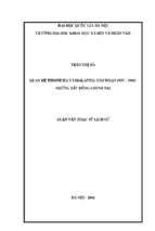 Quan hệ indonesia và malaysia giai đoạn 1957 – 1965 những bất đồng chính trị