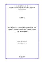 Vai trò của thanh niên đối với việc giữ gìn và phát huy giá trị văn hóa truyền thống ở việt nam hiện nay